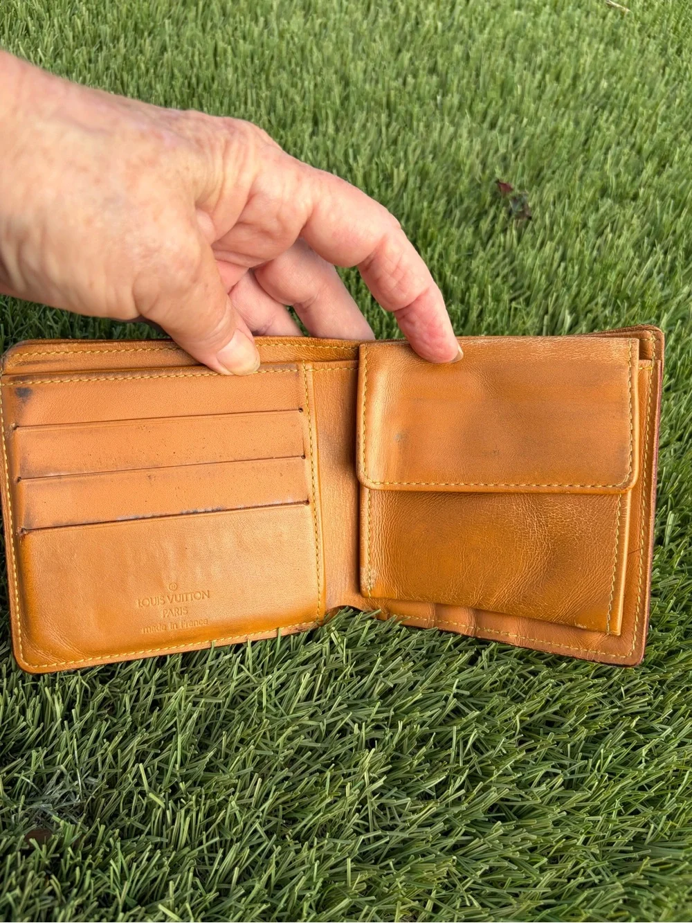 Louis Vuitton Smooth Leather Wallet Authentic 2003 Date-code France